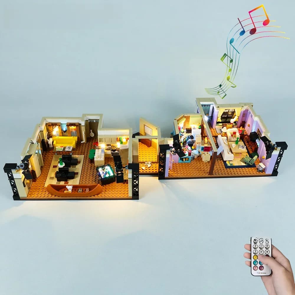 EASYLITE Kit d'éclairage LED pour 10292 les amis appartements blocs briques avec ensemble d'éclairage musical modèle non inclus