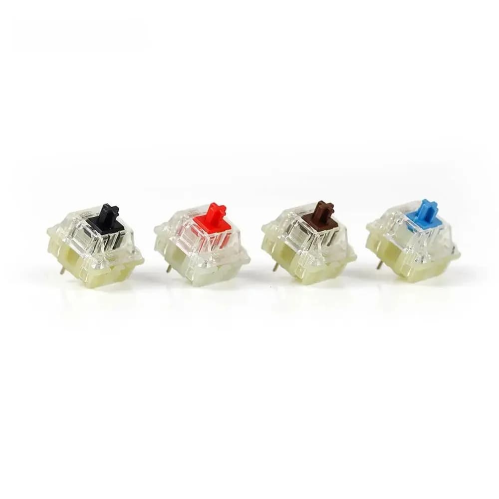 Commutateur Original de clavier mécanique, connecteur d'arbre d'axe, clair de cerise de 3 broches rvb disponible en rouge, noir, bleu, brun et argent, Cherry MX original