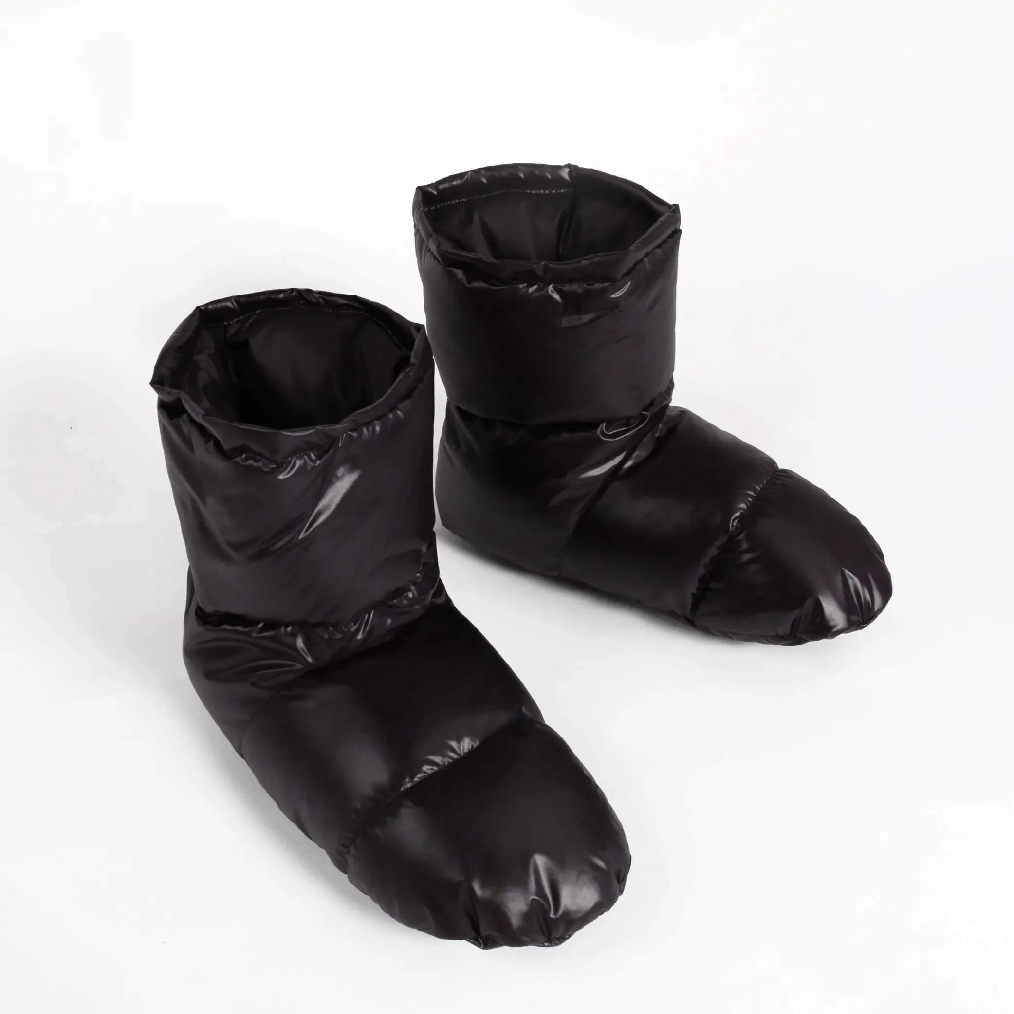 AEGISMAX bottines de Camping en duvet de canard 650fp, pantoufles chaudes d'hiver, couvre-chaussettes pour sac de couchage