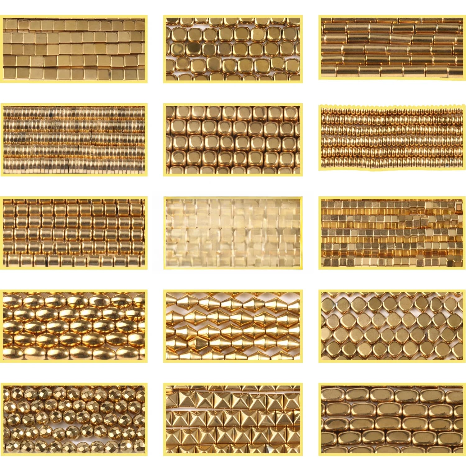 Perles d'hématite naturelle à rétention de couleur, couleur or, rondes et ovales, perles en pierre amples pour la fabrication de bijoux, cadeau, brin de Bracelet à faire soi-même
