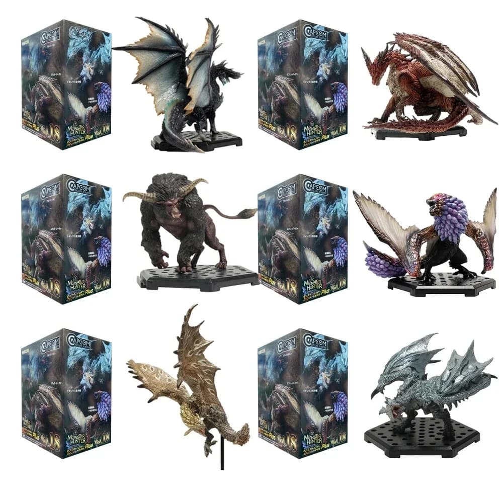 Collection de figurines d'action Dragon, Monster Hunter World, Ice Borne Plus, Vol18, modèle de décoration, cadeau jouet, nouveau