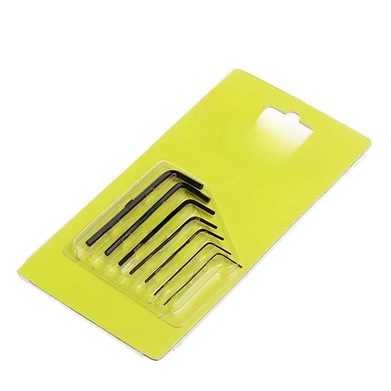 7 pièces 0.7/0.9/1.3/1.5/2/2.5/3mm clé Allen hexagonale ensemble d'outils outils de réparation de vélo outils de réparation manuels 0.7MM-3MM