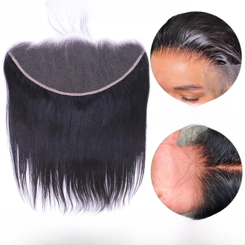 Queen Hair Invisible HD Lace Frontal 13x6 13x4 6x6 5x5 4x4 Closure Frontal Melt Skin Pre Plucked 100% Virgin Raw Human Straight