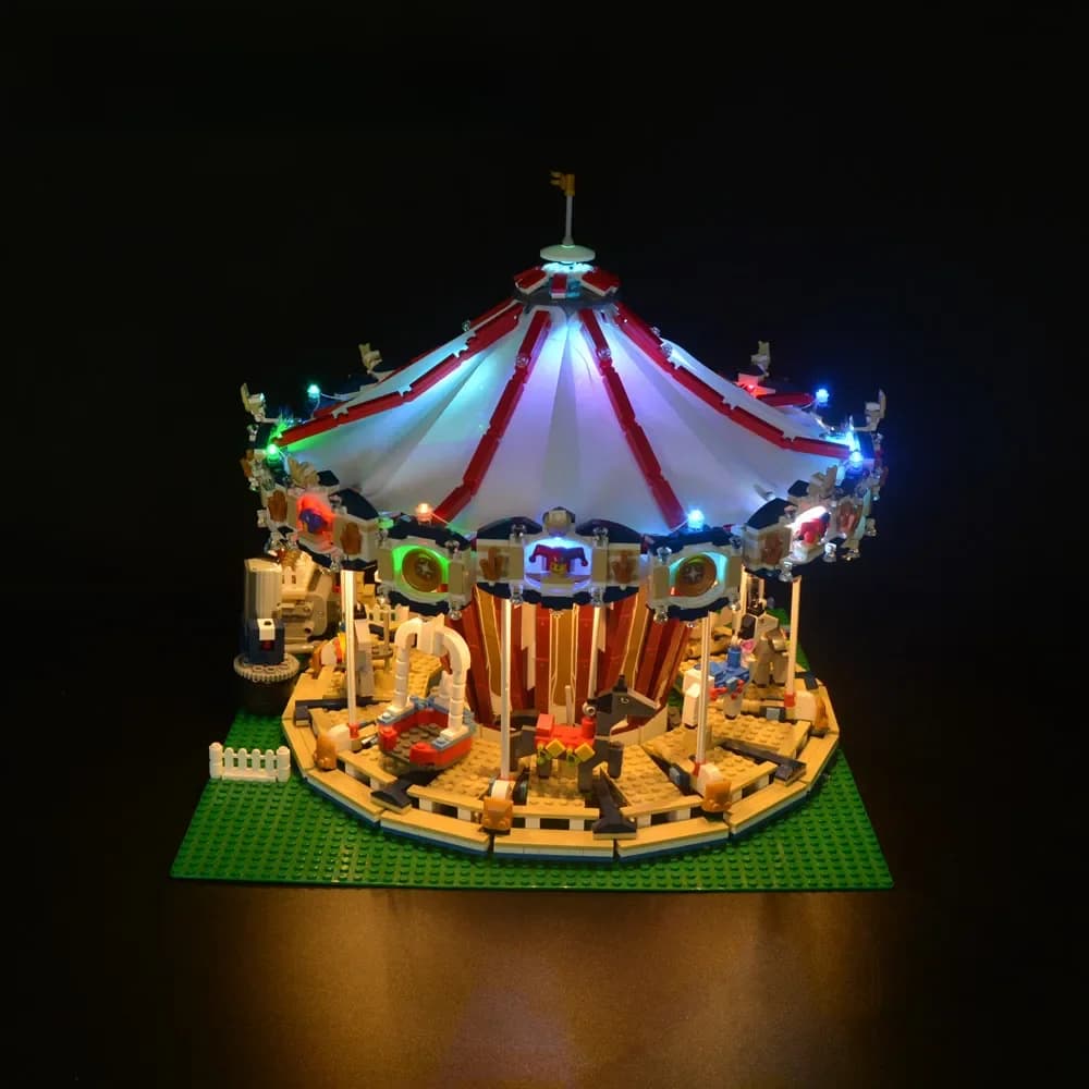 EASYLITE – ensemble de lumières LED pour 10196 City Street Grand carrousel, jouets à monter soi-même, blocs de briques, Kit d'éclairage uniquement, modèle non inclus