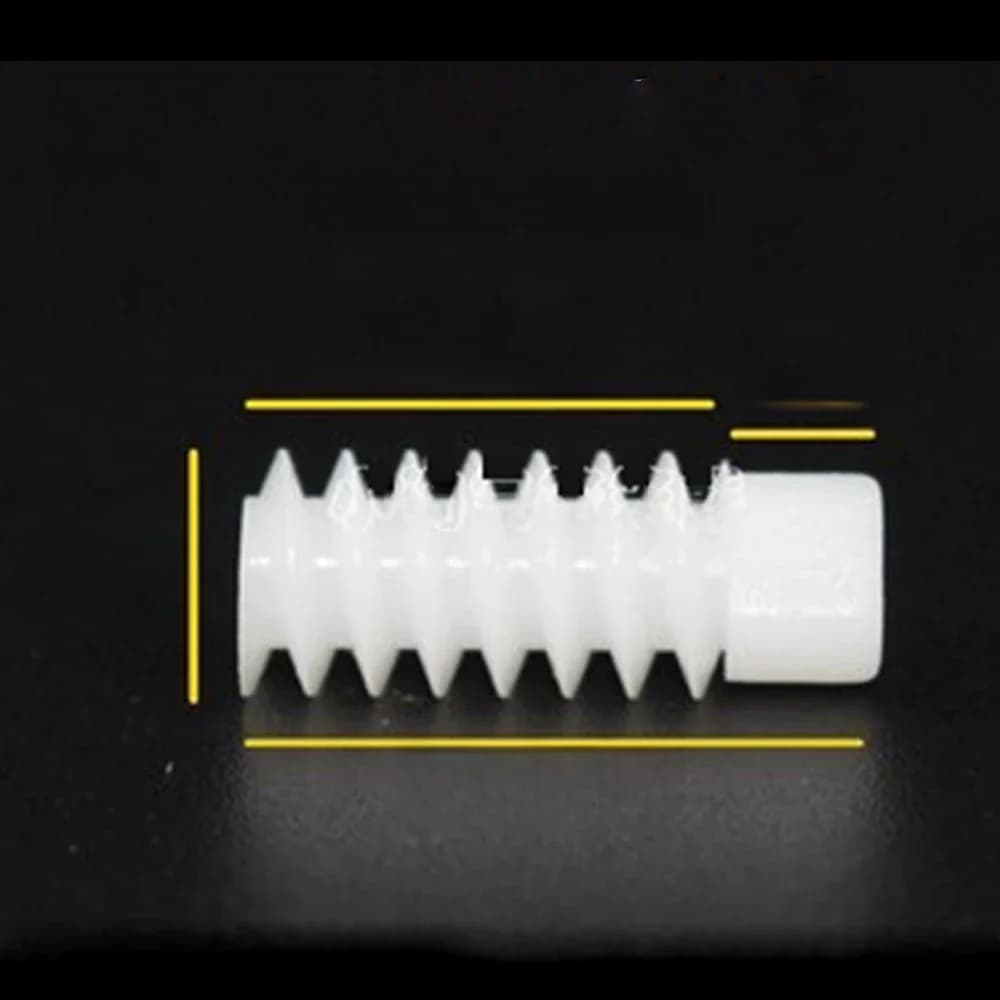 Mini engrenage hélicoïdal à vis sans fin, engrenage à vis sans fin, diamètre 6mm, trou 0.5mm, accessoires de modèle de jouet passe-temps, 1.9