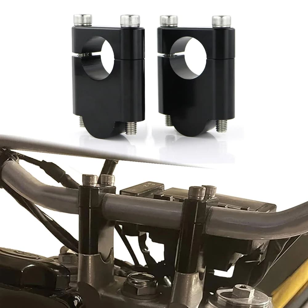 Pinces de montage pour rehausseurs de guidon, 22mm, 7/8 pouces, adaptées à Honda Grom MSX125 ST1100 NC700X NC750X CB500X CB250F Hornet250 CB300F CB400