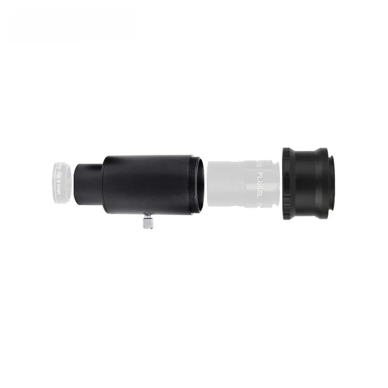 Adaptateur de caméra sans miroir pour télescope, anneau en T + adaptateur de montage de télescope 1.25 pouces + Tube d'extension pour Nikon/Canon/Sony/FUJI/M43/Samsung