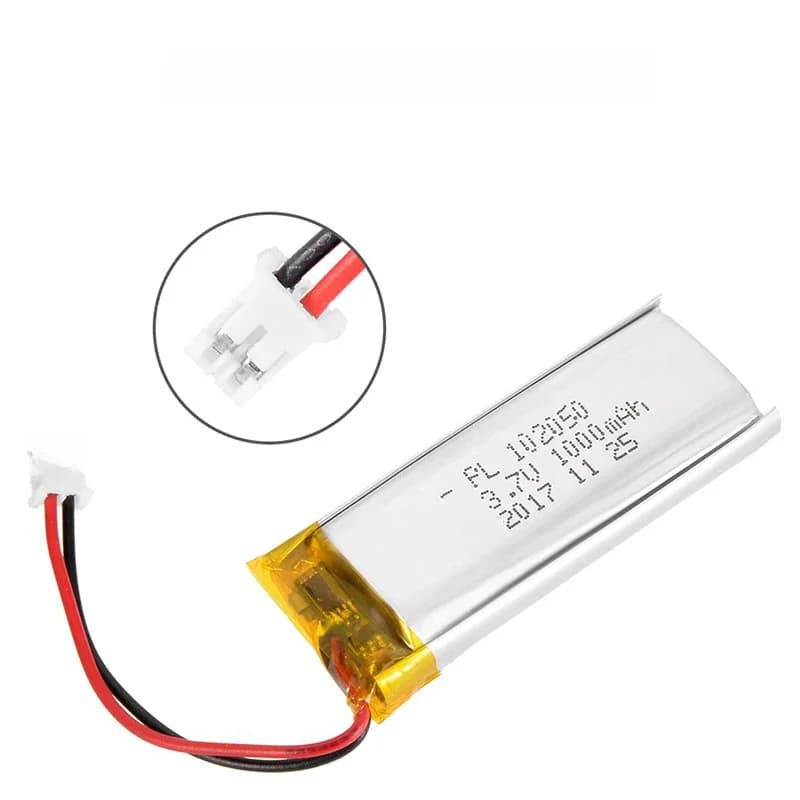 3,7 V 102050 Lipo Cells – batterie Rechargeable au Lithium polymère, 1000mah, pour stylo d'enregistrement GPS MP3, lumière LED, Instrument de beauté