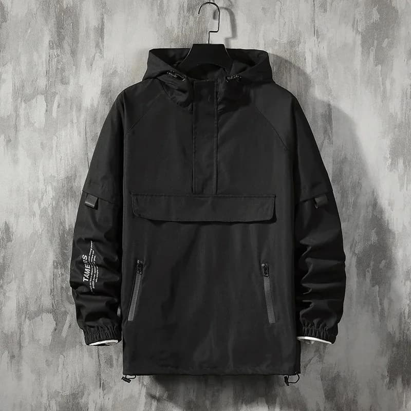 2025 hommes Streetwear vestes et manteaux Hip Hop Harajuku hommes coupe-vent pardessus vêtements pour hommes