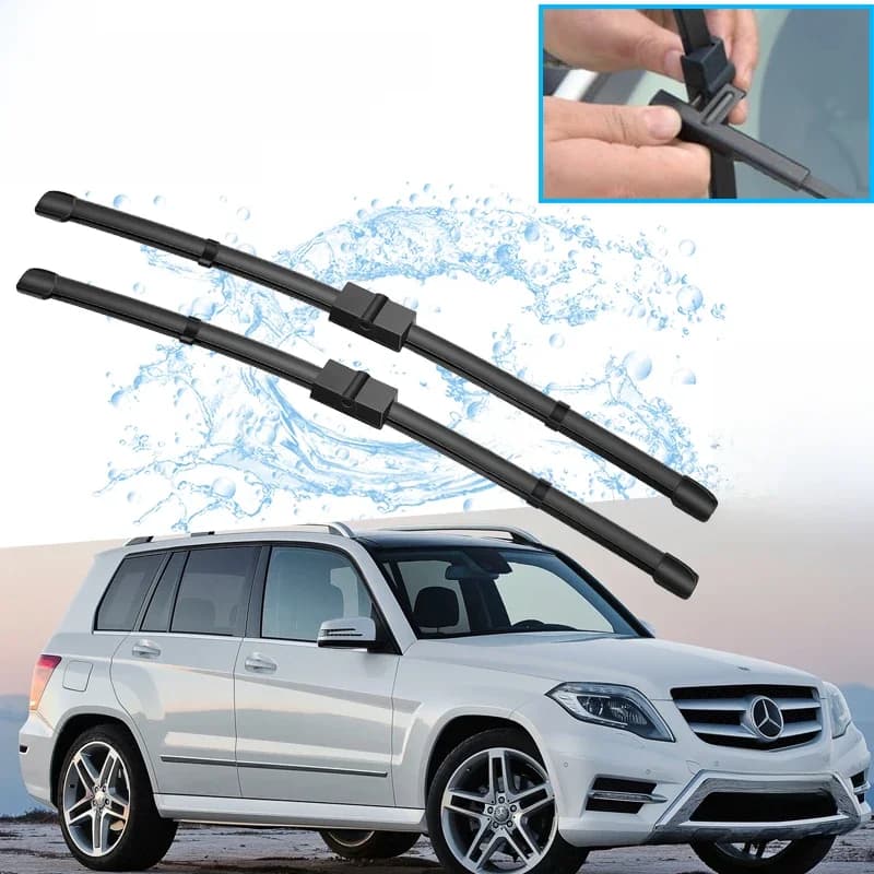 Balai d'essuie-glace de voiture, pour Mercedes Benz classe GLK 2008 ~ 2017 X204, essuie-glace, accessoires de voiture 280 300 350 200 220 320 CDI 4Matic