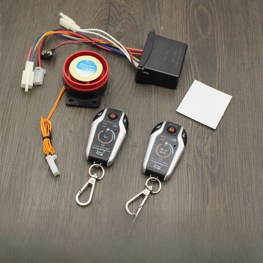Système d'alarme bidirectionnel pour moto et vélo électrique, antivol, démarrage à distance, protection contre le vol, 48V, 60V, 72V, 84V, 96V, 108V, 120V
