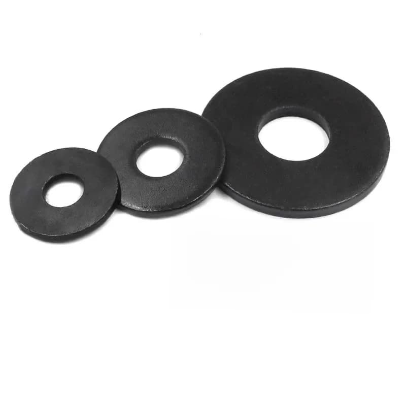 1/50 pièces Non standard en acier au carbone noir grande taille surdimensionné grande rondelle plate plus large M3 M4 M5 M6 M8 M10 M12 M14 M16 joint uni