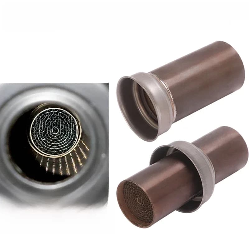 DB Killer Amovible Universel 50,8 mm pour Moto, Silencieux Catalytique en Maille, Amortisseur d'Échappement, pour Moto et Dirt Bike