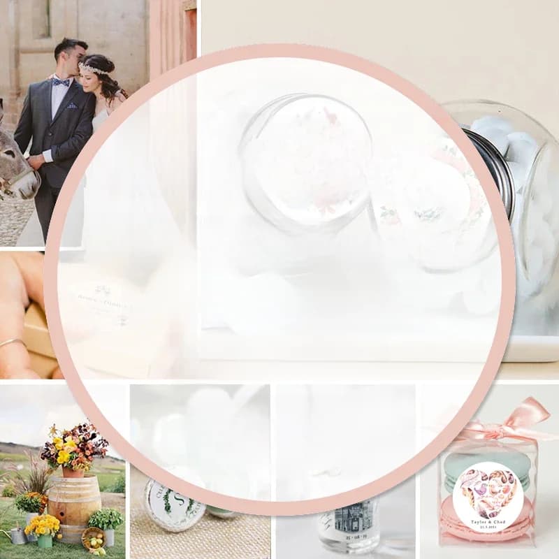 Autocollants personnalisés de 2 à 7cm, Logos personnalisés, autocollants de baptême, d'anniversaire de mariage, étiquettes de personnalité, conception propre pour sac cadeau de pâtisserie