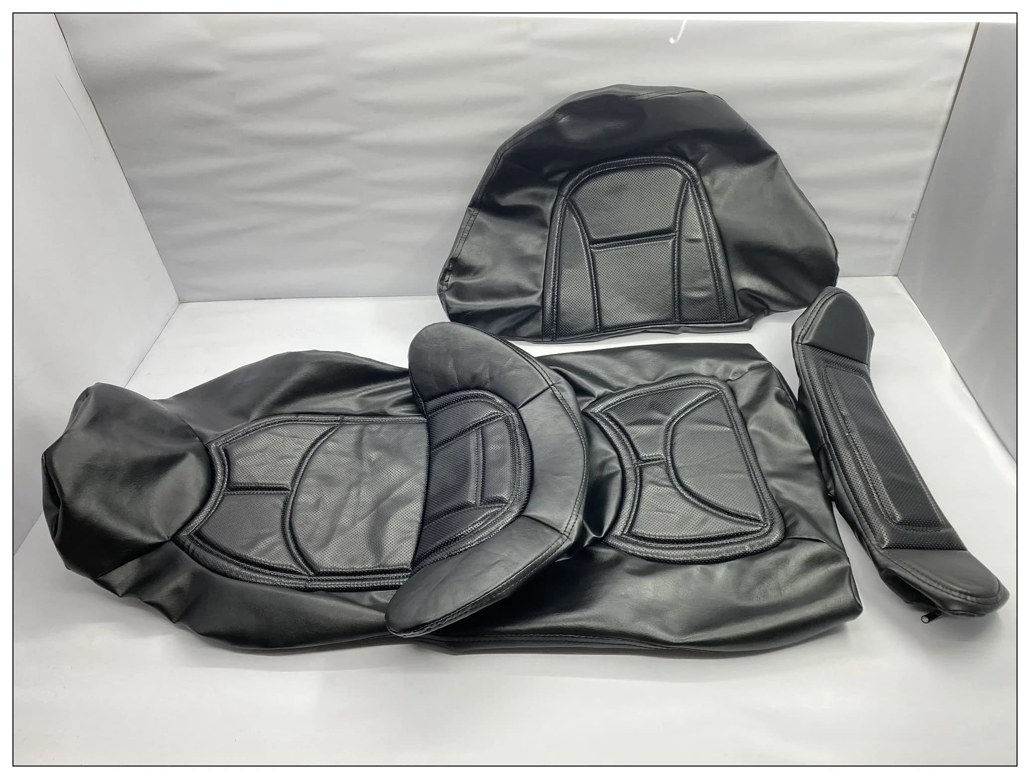 Ensemble complet de housses de siège, cuir de siège, adapté pour Honda Golden Wing GL1800 2001-2011, 2012-2017