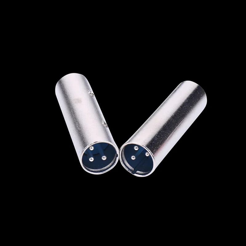 Convertisseur XLR mâle vers XLR mâle 3 broches, adaptateur de connecteur pour caméscope, signal lumineux DMX, application MICROPHONE HIFI Audio DIY