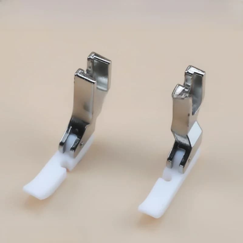 Pied à fermeture éclair étroite T36N T36LN avec fond en plastique adapté à tous les accessoires de Machine à coudre industrielle à point noué à aiguille unique