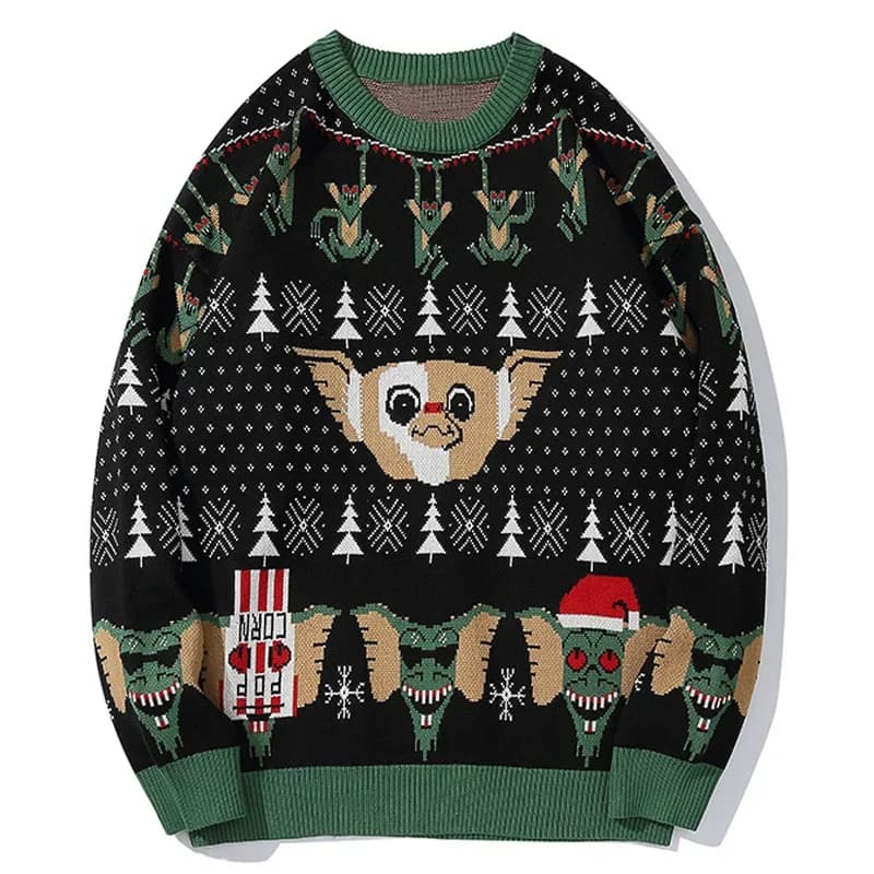 Pull de Noël Santa Elf pour hommes et femmes, pull drôle, pulls d'hiver, haut de vêtements d'automne, cadeau de Noël, Y-ly, 2023