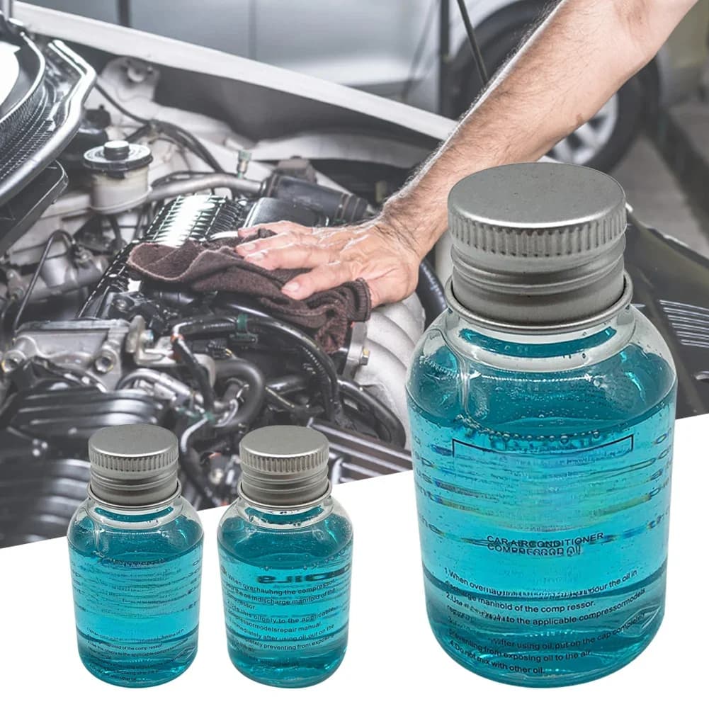 Huile réfrigérante R134A, 60G, compresseur d'huile pour voiture, camion, Bus, système de climatisation Automobile