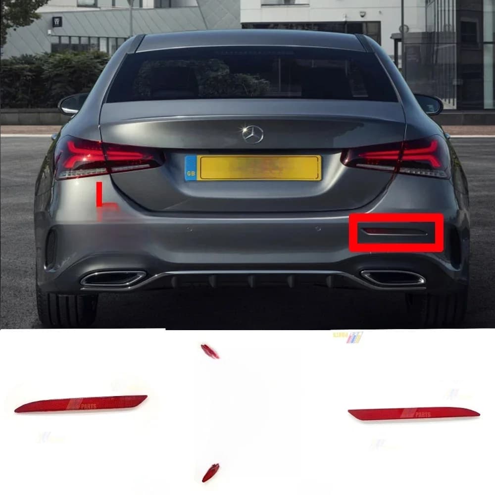 Réflecteur arrière pour mercedes-benz série A 19-22, pare-chocs côté conducteur gauche droit, W177, Z177, A160, A180, A180d, A200, A200d, A220, A250, A35
