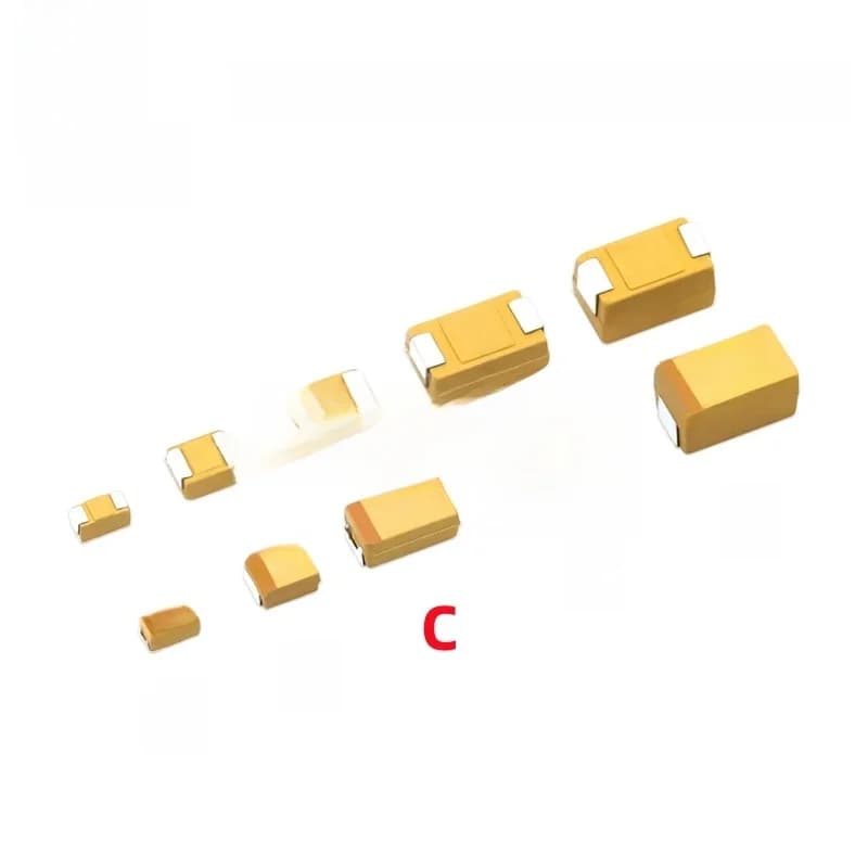 Condensateur au tantale en boîtier A B C D, 10 pièces, 6V, 10V, 16V, 25V, 35V, 50V, 0.1UF, 1UF, 2.2UF, 4.7UF, 10UF, 22UF, 33UF, 47UF, 100UF, 220UF, 330UF, 470UF