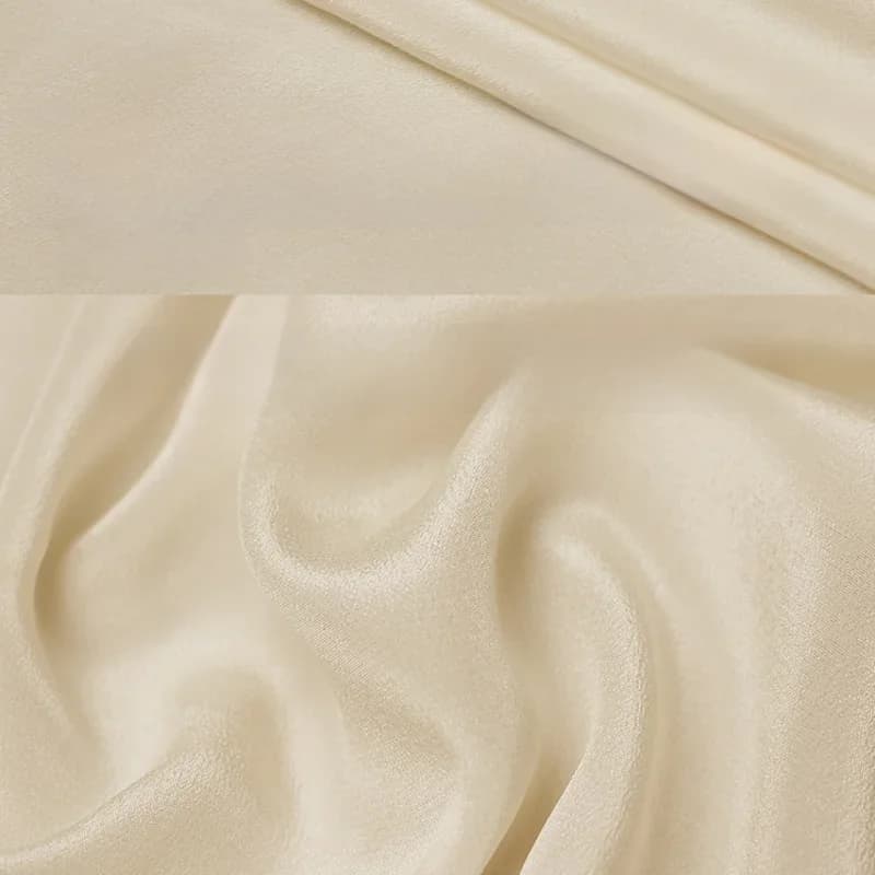 Mulberry Inj12 Momme Crepe de Chine, CDC InjFabric, Monochromatique, 100% cm, 44 "de large au mètre, 114, 1 m, CC002