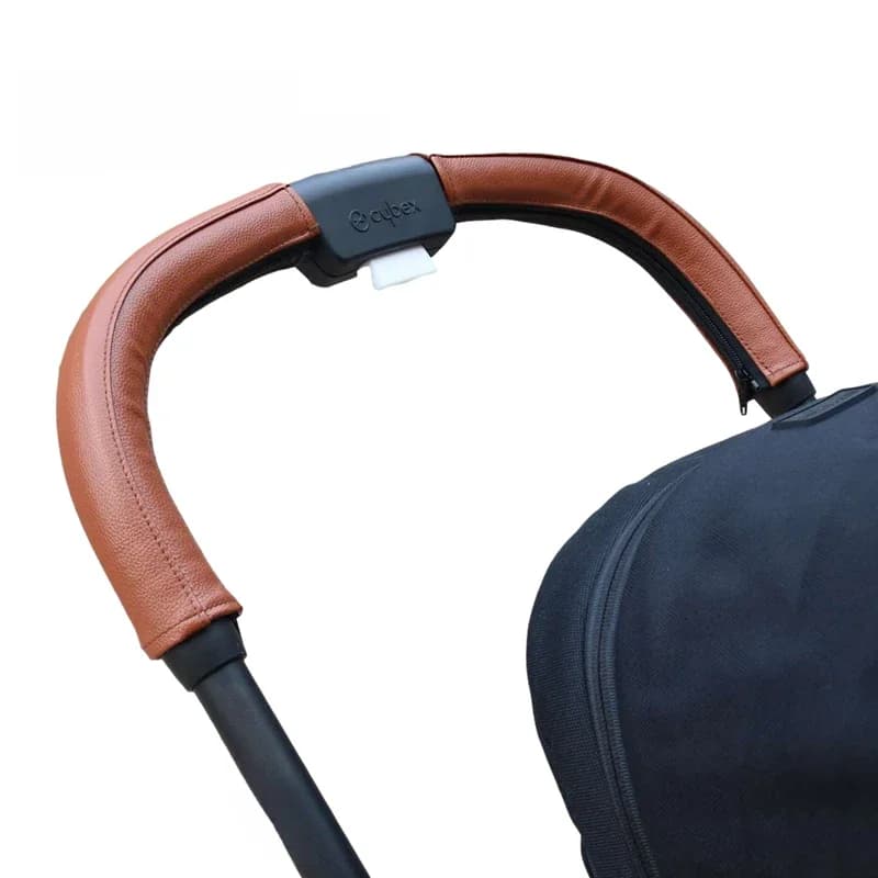 Housse de poignée en cuir adaptée à Cybex Eezy S Twist(+), 2 housses de poussette, housse d'accoudoir, accessoires de poussette