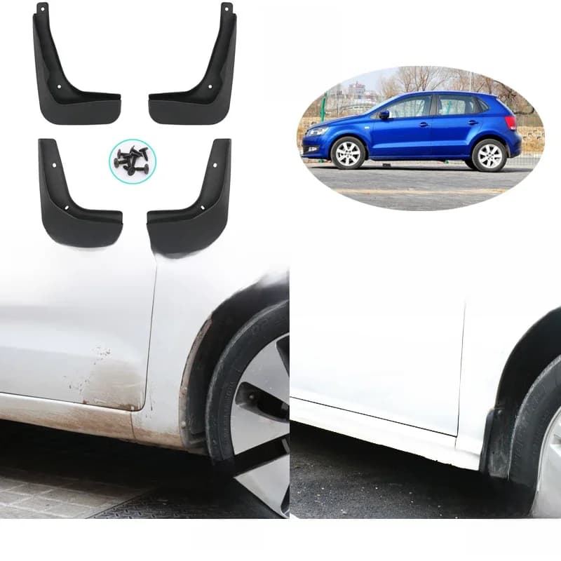 Garde-boue de voiture, 4 pièces, pour Volkswagen POLO MK5 2010 2011 2012 2013 6R, accessoires
