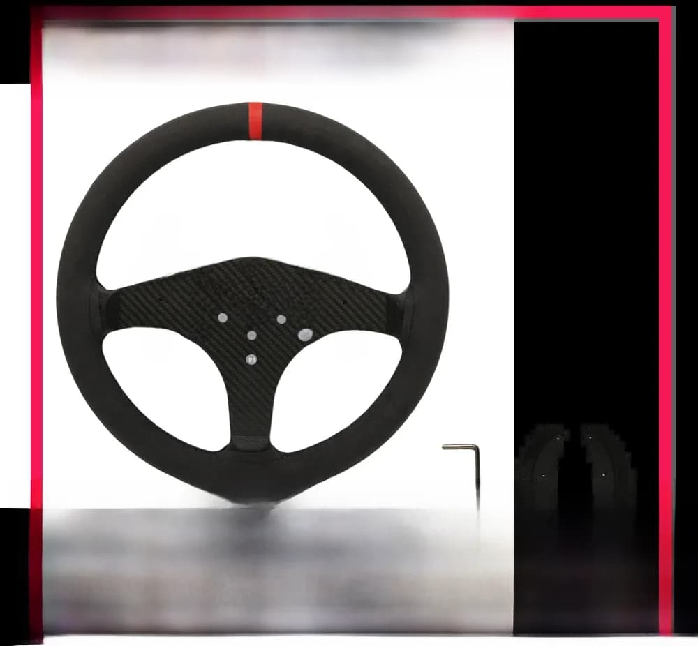 SIMPUSH Racing-Volant de rallye pour Thrustmaster, MOD DIY, SIMRACING Racing, T300RS, T300ighTightTightT-GT, 13 po, 33cm