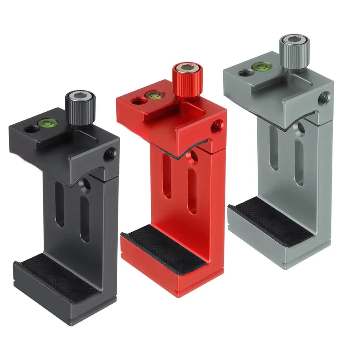 Clip de support de support de Smartphone pour caméra GoPro, lampe de poche, micro avec niveau à bulle, support de chaussure froide, pince de trépied de téléphone 1/4 3/8