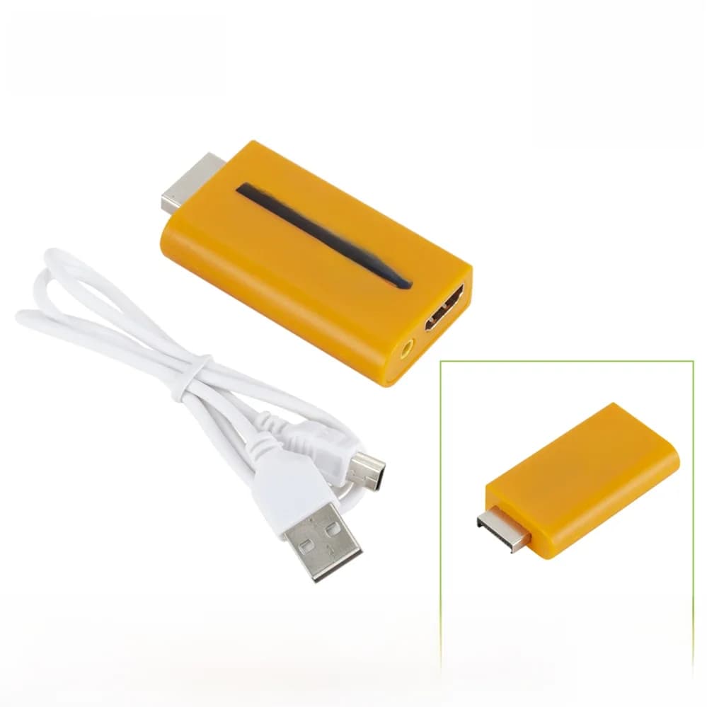 PzzPss pour PS1/PS2 vers HDMI adaptateur convertisseur jusqu'à 1080P sortie pour moniteur projecteur convertir vidéo/Audio jeu Plug and Play