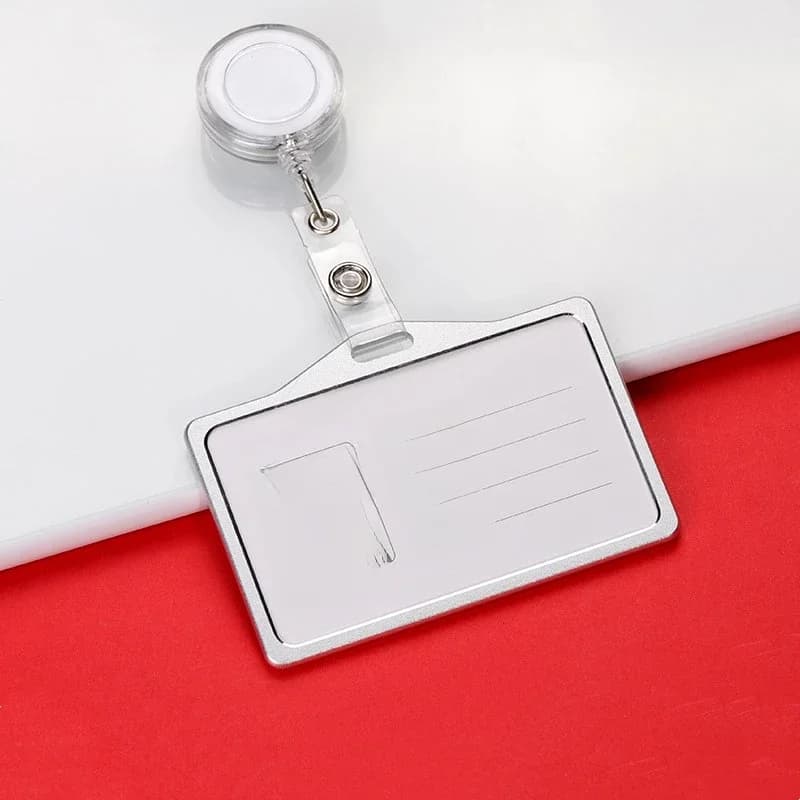 Porte-badge rétractable, 1 pièce, pour infirmière, médecin, exposition, carte d'identité, porte-Badge, fournitures scolaires et de bureau