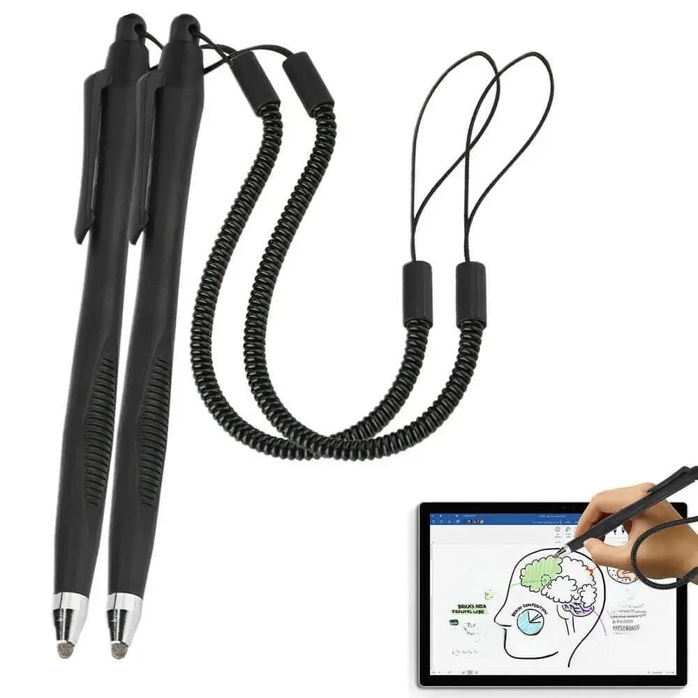 Stylet universel pour écran tactile, 2 pièces, pour Samsung, Huawei Mate 9 10, tablette, téléphone, sensibilité à la pression, vente en gros