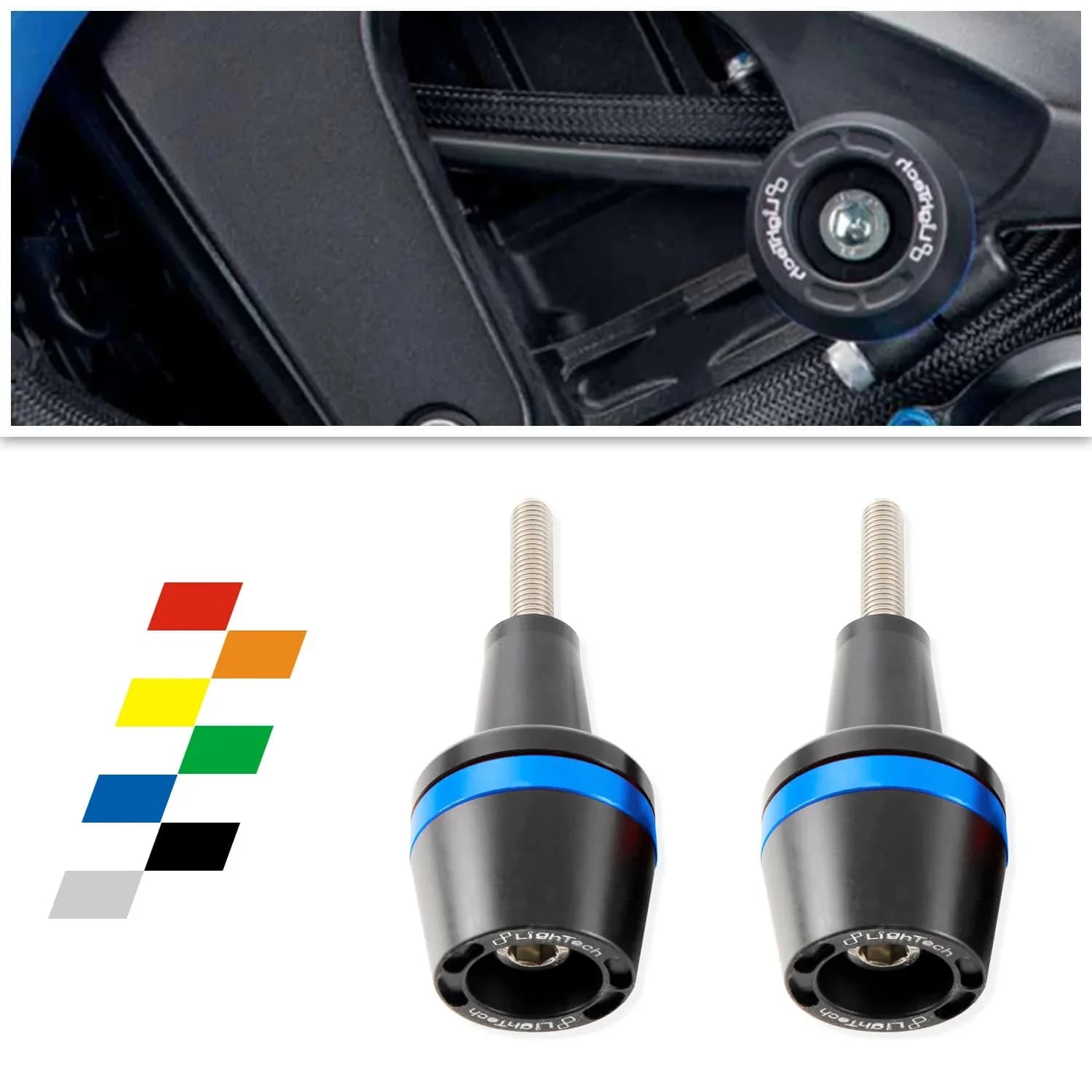 Pour GSX-S1000 GSX-S1000F GSX-S750 GSR600 GSR400 GSR750 cadre de moto curseurs Crash protecteur carénage garde