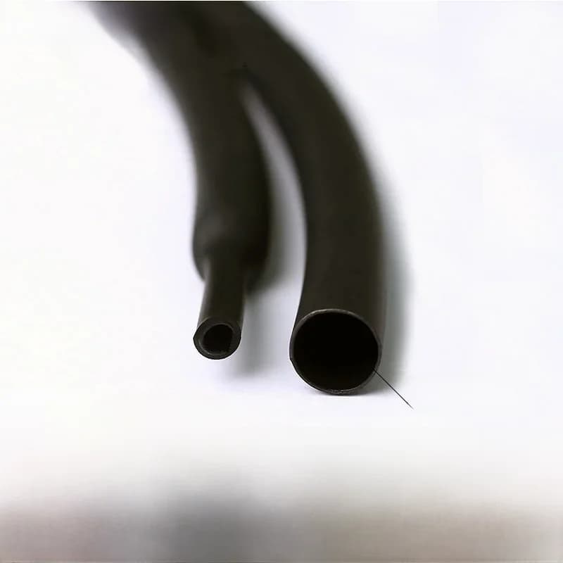 Tube thermorétractable noir 3:1, avec tube de colle à double paroi, diamètre 1.6mm-30mm, manchon de câble, manchon doublé adhésif, 1 M/lot