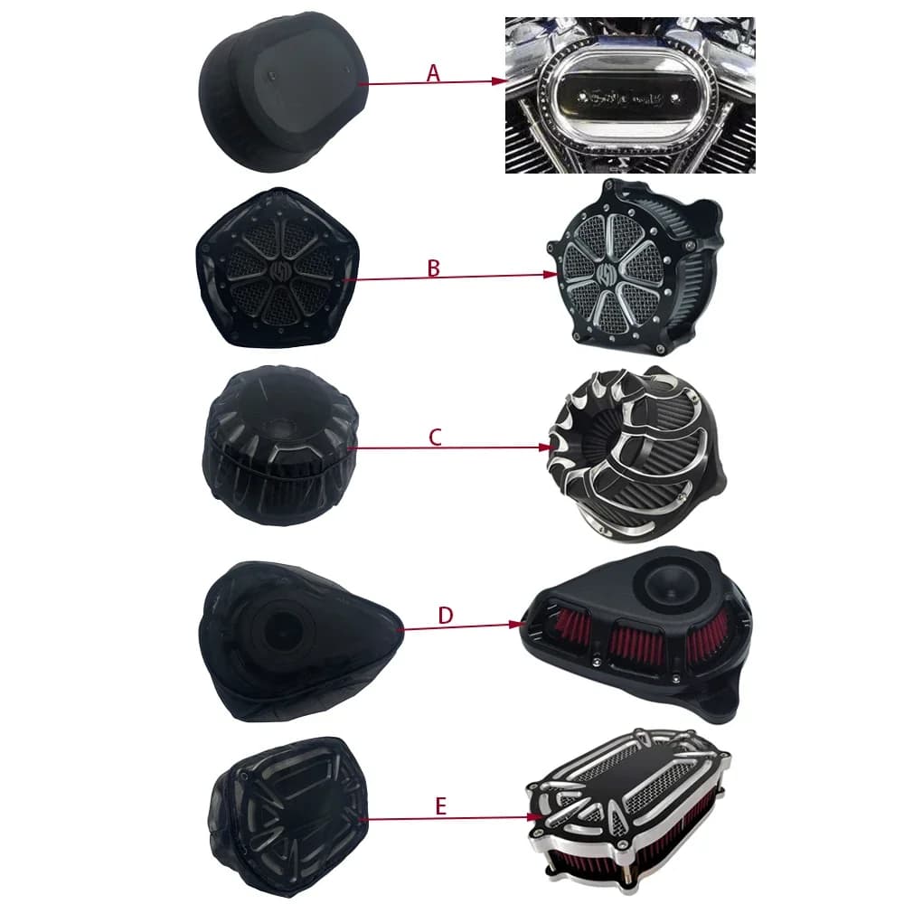 RSD – chaussettes de pluie imperméables pour moto, filtre à Air pour Harley Touring Sportster Softail Fatboy Dyna Road King, kits de nettoyage d'air