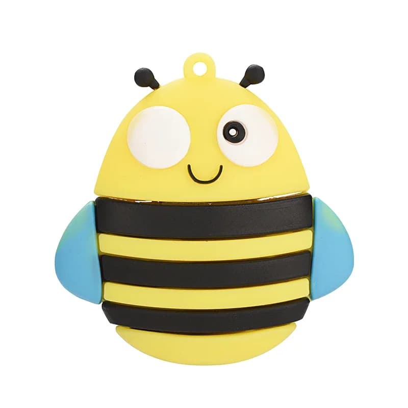 Clé USB à l'effigie de personnages de dessins animés : hibou, renard, abeille. Clé USB adorable, 4 Go, 8 Go, 16 Go, 32 Go, 64 Go. Clé USB animale, mémoire USB.