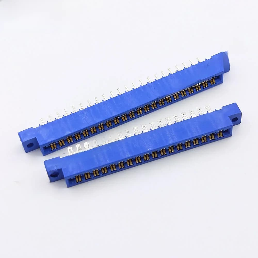Connecteur de soudure de fil de doigt d'or, fente de bord de carte Glutge, pas de 805mm, 12, 16, 20, 24, 30, 36, 44, 56, 72 broches, oeillet de prise, 10-50 pièces, 3.96