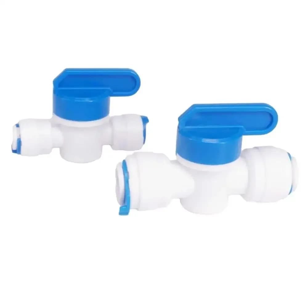 Distributeur d'eau à osmose inverse pour Aquarium, Tube O/D 1/4 "3/8" push Fit, vanne à bille égale