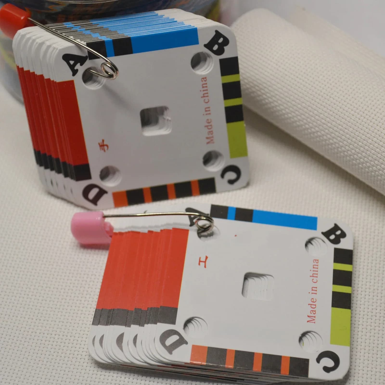 100 pièces cartes de tissage comprimé Surface lisse pour métier à tisser bricolage fournitures de tissage cartes en papier tressé voeux artisanat outils de couture à la main