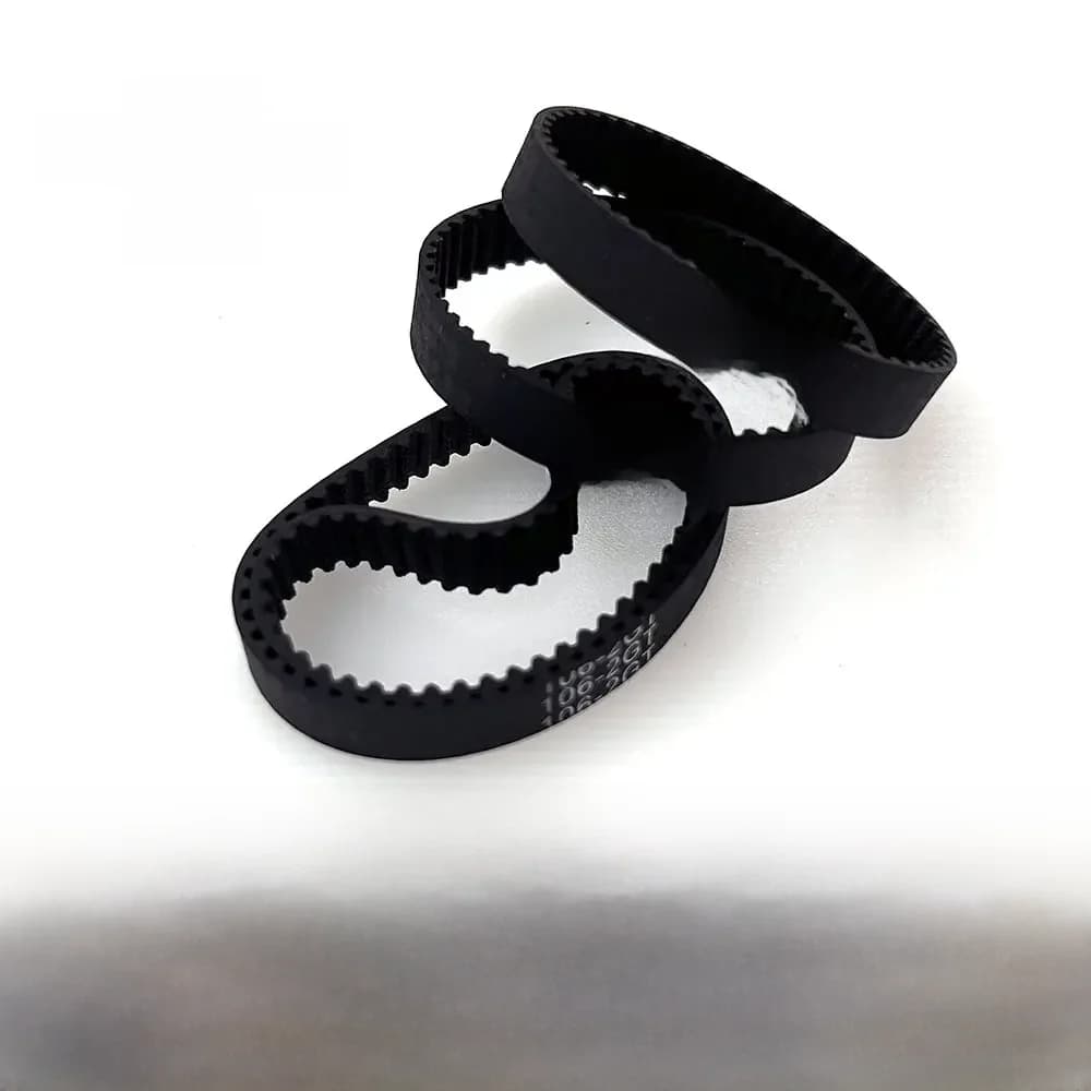 Courroie de synchronisation en caoutchouc à boucle fermée, pièces d'imprimante 3D GT2, 6mm, 96, 98, 100, 102, 104, 106, 108, 110, 112, 114, 116, 118, 120, 122, 124, 126, 130mm, 2