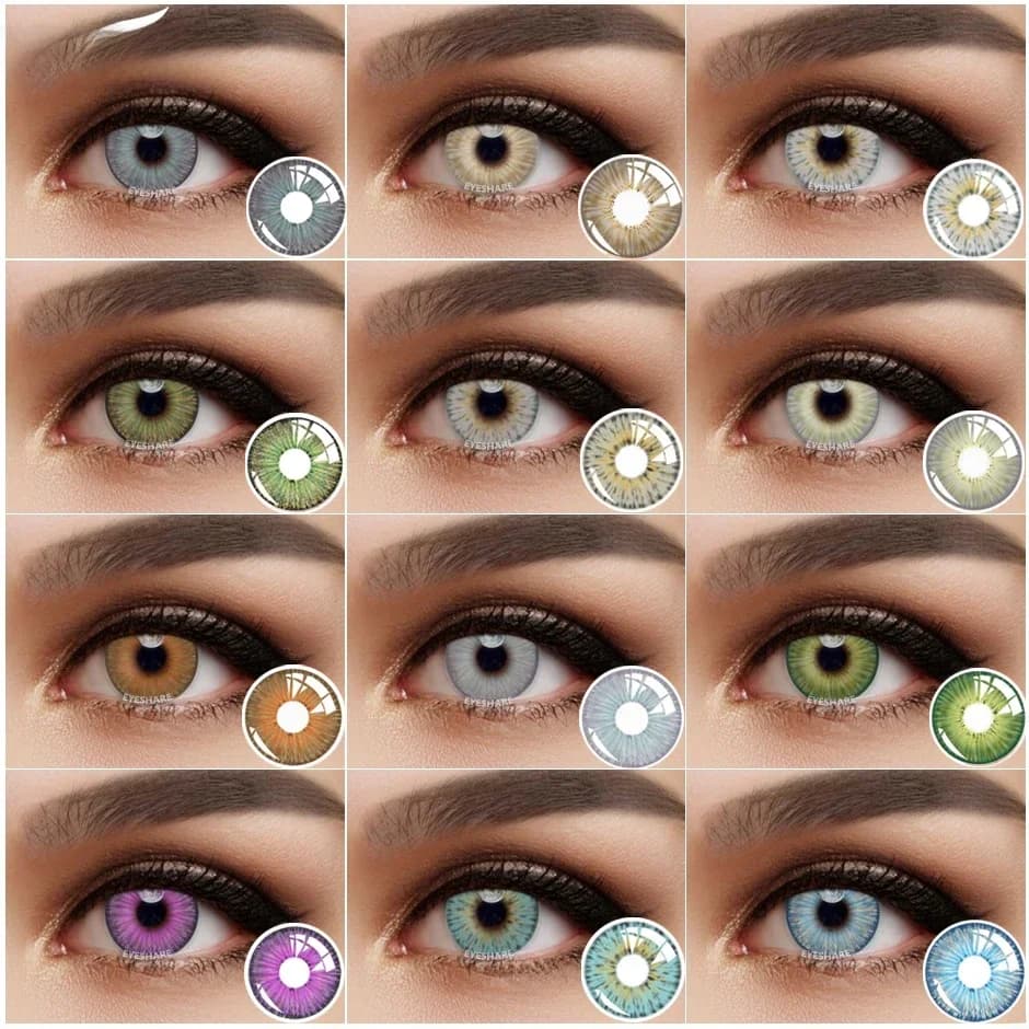 EYESHARE – lentilles de Contact colorées pour les yeux, à usage annuel, Cosplay, cosmétique, maquillage