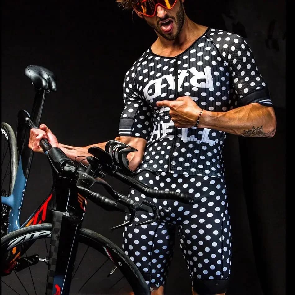 Love The oto-Combinaison d'équipe professionnelle à manches courtes pour hommes, combinaison de vélo à séchage rapide