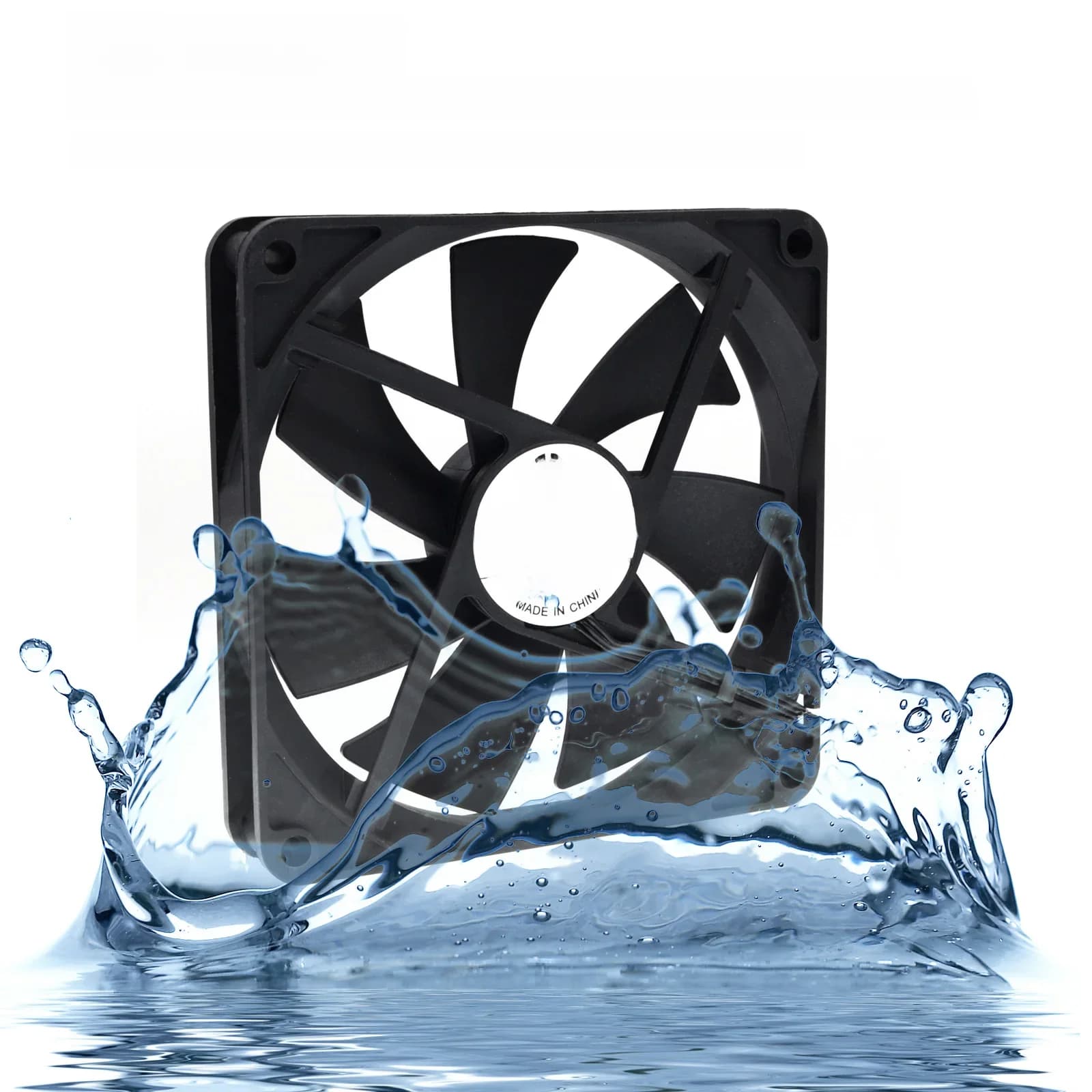 140mm 14cm Coque D'ordinateur Ventilateur De Refroidissement PC ÉTANCHE À La Poussière, 2900 tr/min 140X140X25mm Double Boule 12V haute Vitesse IP68 REFROIDISSEUR