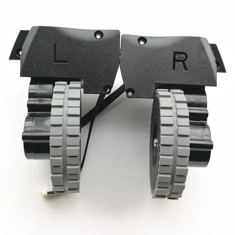Ensemble moteur de roue droite gauche pour aspirateur robot SilverCrest SSRA1, pièces de rechange, moteur de roues
