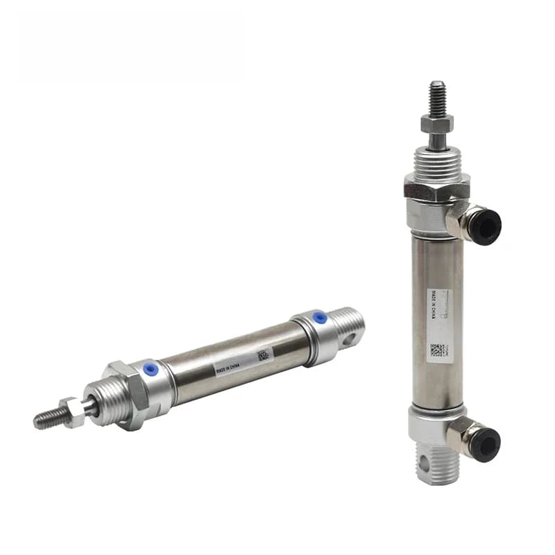 Cylindre pneumatique en acier inoxydable de type AIRTAC, double action, mini cylindres ronds MA20x100S MA20X50SU MA20X75SCA MA20X125SCM 20X80