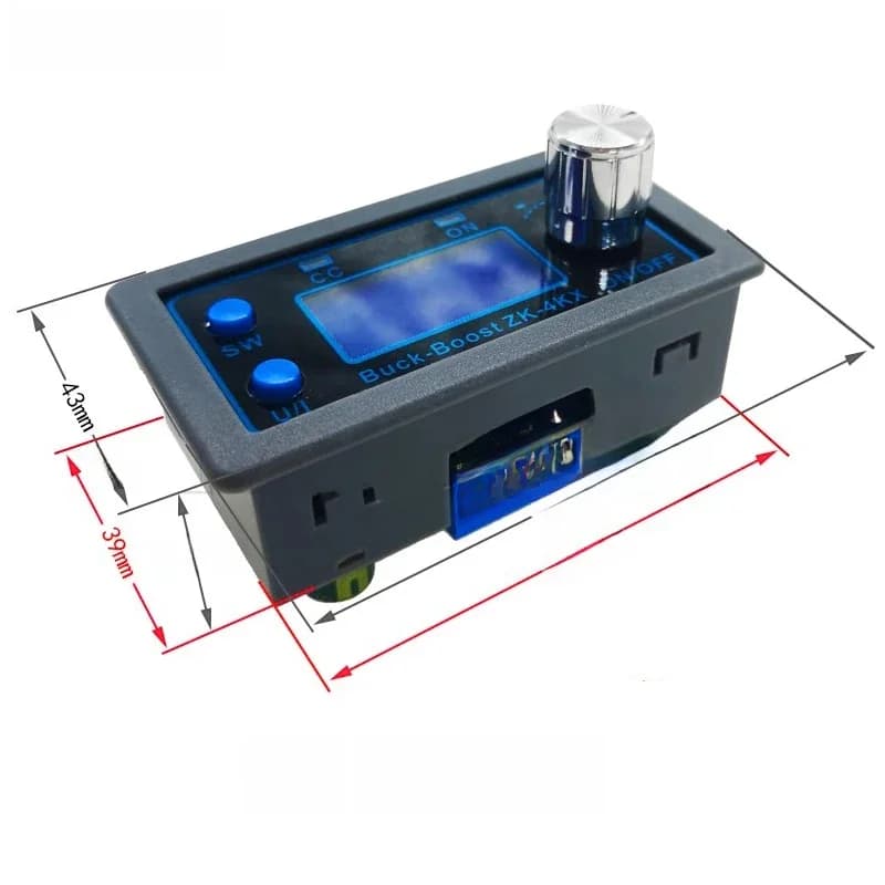 ZK-4KX DC-DC Buck Boost Convertisseur CC CV 0.5-30V 4A 5V 12V 24V Power Tech Réglable Alimentation de laboratoire régulée zk - 4kx