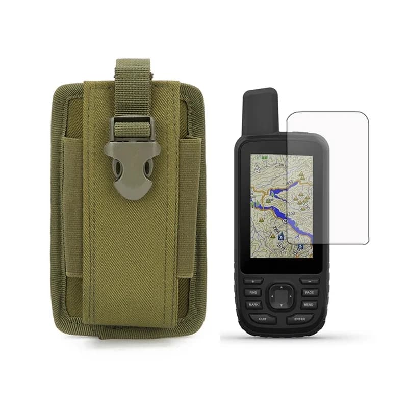 Étui Dulpowder militaire portable et protecteur d'écran, extérieur, randonnée, GPS, Garmin GPSMAP, 66I, 66Backpack, 66ST, 66S, 66SX, 67, 67i