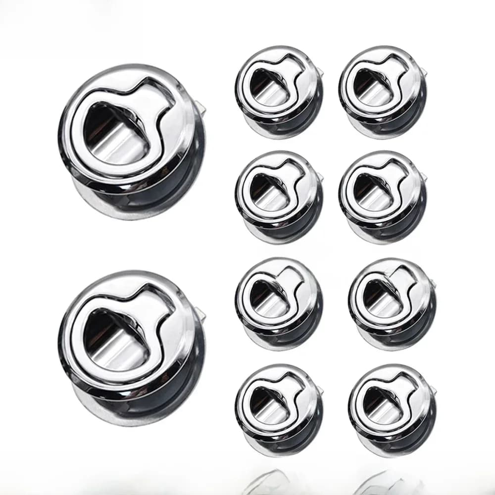 2/4/6/10 pièces casier de verrouillage de trappe marine petite taille bateau chasse d'eau trappe loquet pour RV Yacht camping-car pont en alliage de Zinc personnalisé