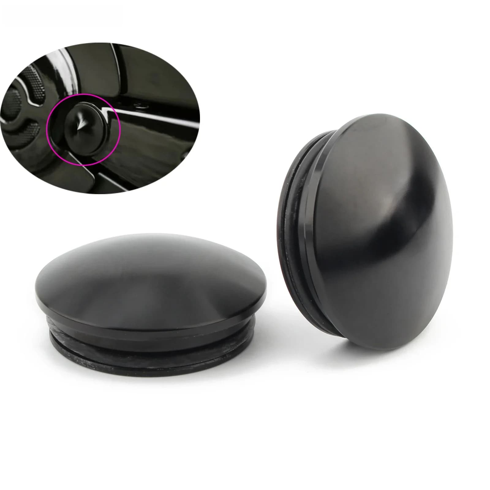 Couvercle de Pivot de Bras Osccorporelle Noir pour Harley V-newest, 2006-2017 Night Newest, Special Street, Ccalculator Destroyer, VRSCA, VRSCD